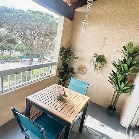 Vue ,plage La Nartelle,avec Loggia, Sainte-maxime, France Apartment Sainte-Maxime